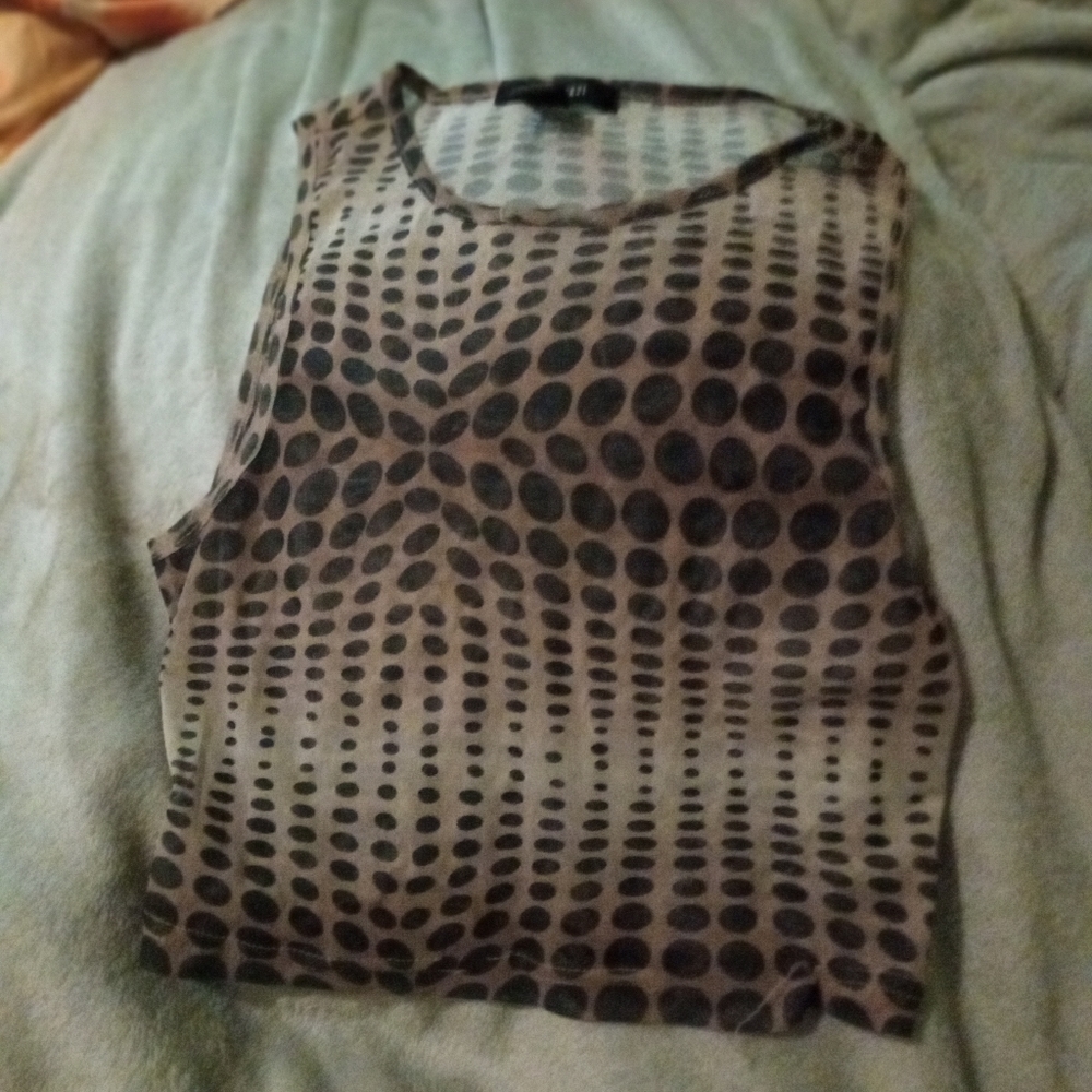Green Dot CropTop